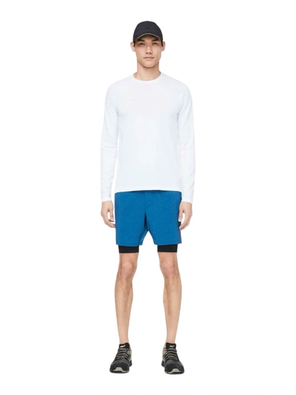 Lululemon T.H.E. Short 7" Nulux Liner Heathered Vivid Aqua men’s size XXL - Picture 6 of 10